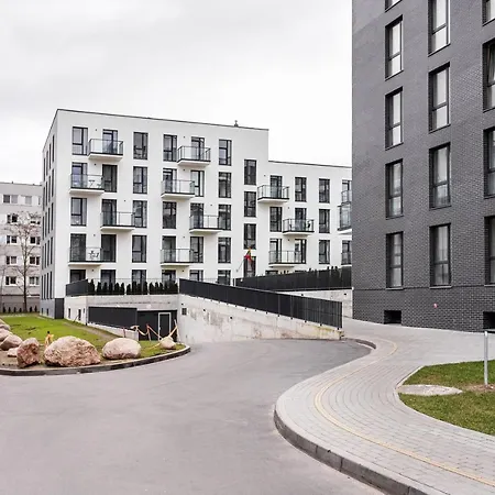 Lägenhet #Stayhere - Central Castle View Riverside Apartment Vilnius