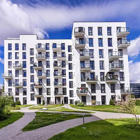 Lägenhet #Stayhere - Central Castle View Riverside Apartment Vilnius